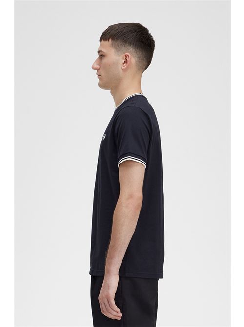 t-shirt bordino Fred Perry | M1588102